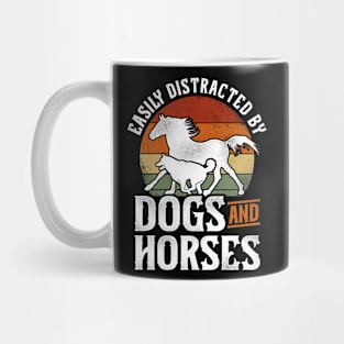 Easily Distracted By Dogs & Horses Mug
